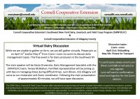 Virtual Dairy Discussion - Fitness for Transport
