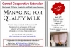 Managing for Quality Milk - Wyoming