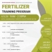 Fertilizer Training Program