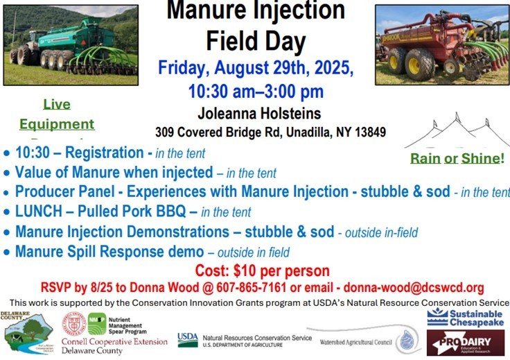 Manure Injection Field Day Flyer