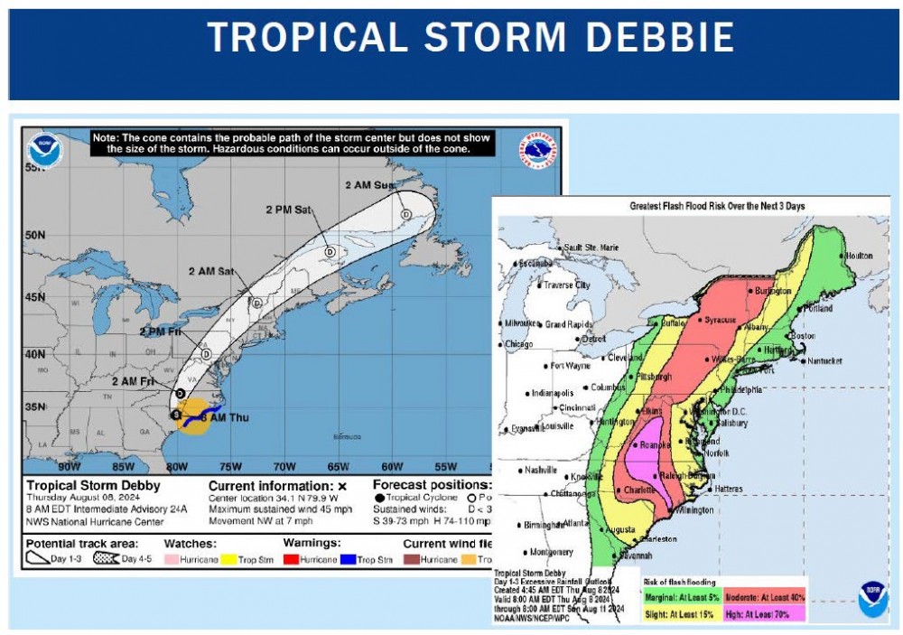 Tropical Storm Debbie