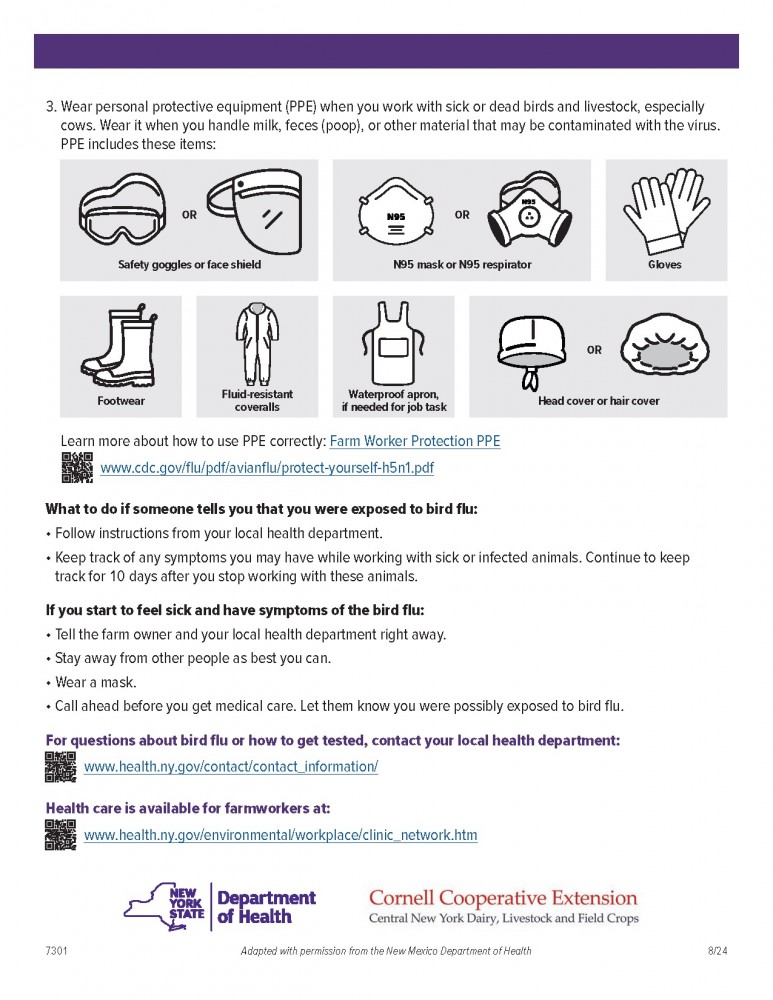 H5N1 "Bird Flu" Guidance for Farmworkers