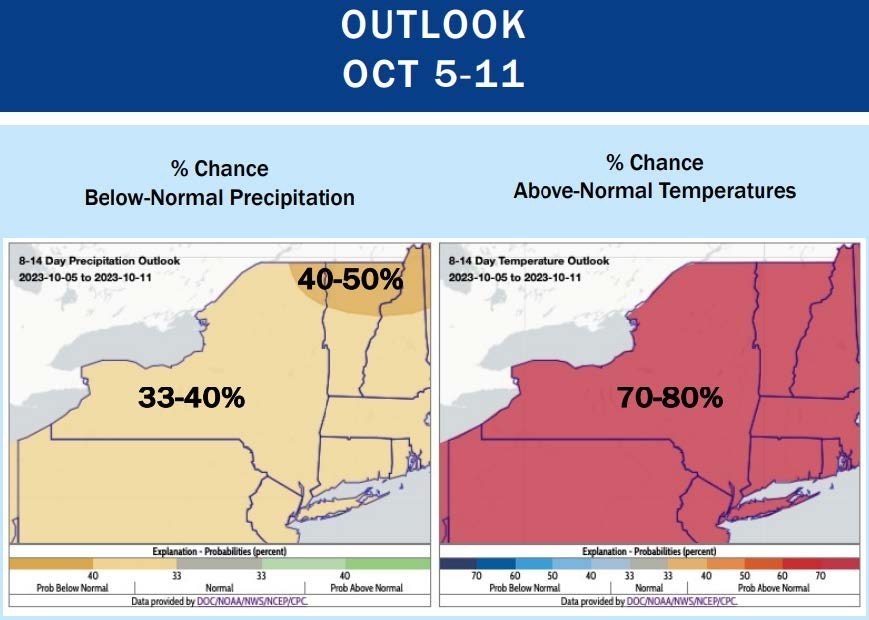 outlook for October 5-11