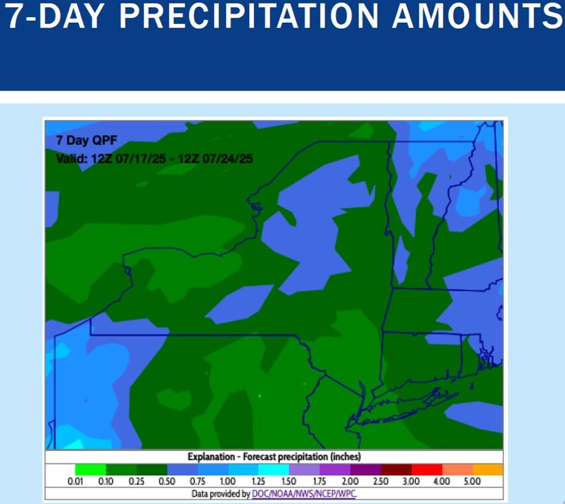 7-day precipitation amounts 7-day precipitation amounts